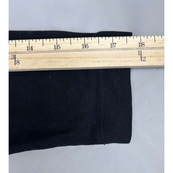 Three Dots Essential Heritage Knit British T-Shirt Size L Black 3/4 Sleeve - Picture 10 of 13
